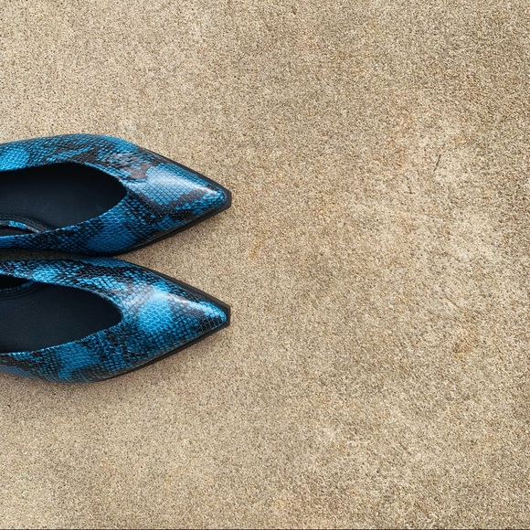 NWOT ASOS Design  snakeskin ballet flats s9 (UK7) - Picture 4 of 11